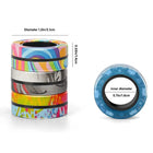 3PCS Magnetic Rings Fidget Toy Set Spinner Rings Desk Toy