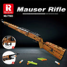 Mauser Kar98K Building Block Model | Shooting Sniper Rifle | Toylvia