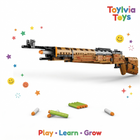 Mauser Kar98K Building Block Model | Shooting Sniper Rifle | Toylvia