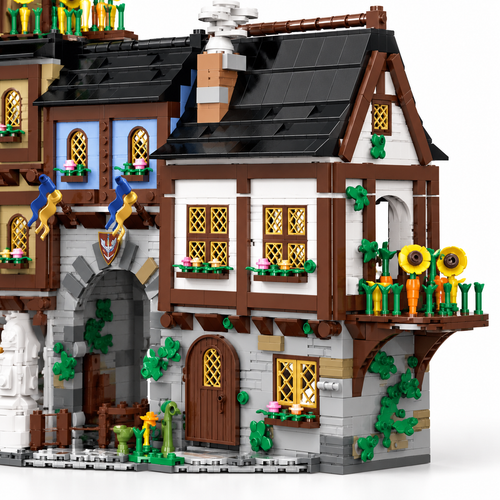 Medieval Towns Building Blocks Set 3867PCS Architecture - alternate view