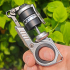 Metal EDC Fidget Slider – Magnetic Ratchet Desk Toy