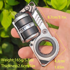 Metal EDC Fidget Slider – Magnetic Ratchet Desk Toy