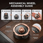 Metal Mechanical EDC Fidget Spinner Smooth Bearing Desk Toy