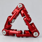 Metal Infinite Flip Chain Fidget Massage Bracelet Toy - Red