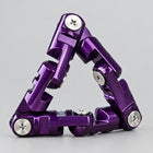 Metal Infinite Flip Chain Fidget Massage Bracelet Toy - Purple