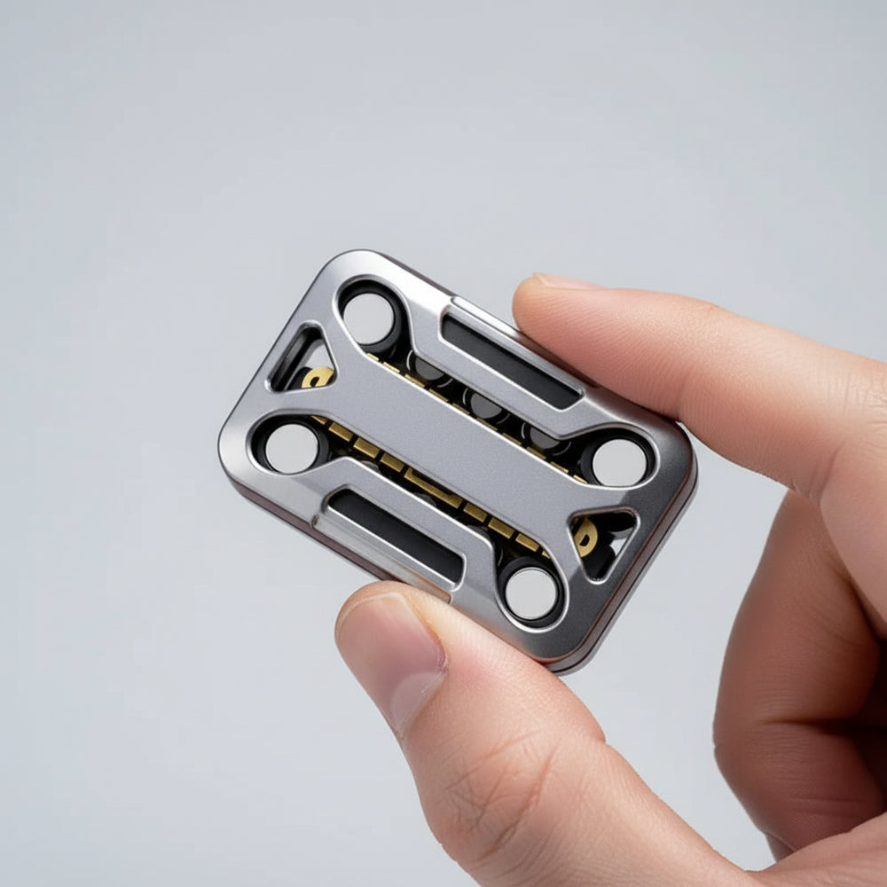 Metal Infinite Slider Fidget Toy Magnetic Damping EDC Desk Tool