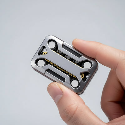 Metal Infinite Slider Fidget Toy Magnetic Damping EDC Desk Tool