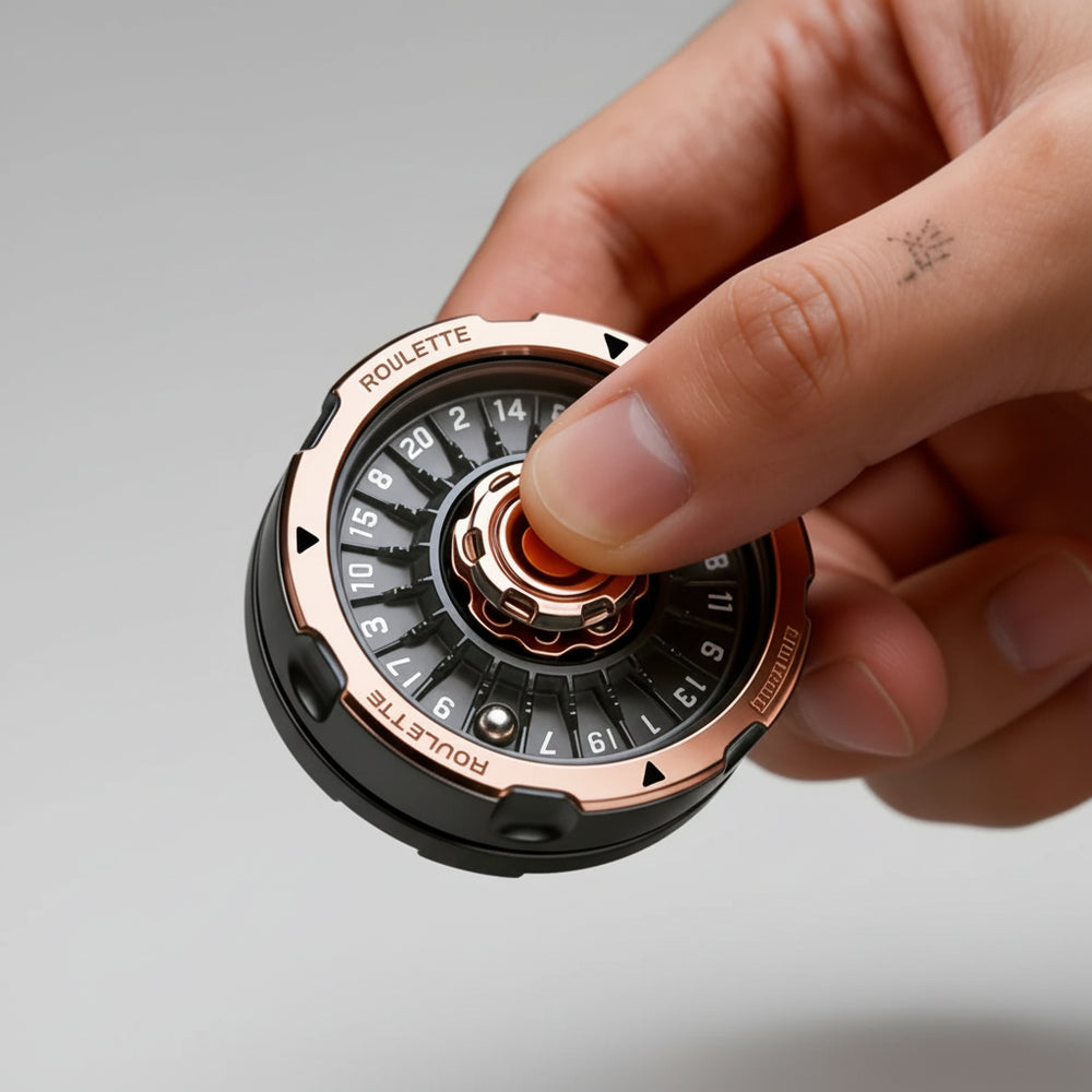 Metal Mechanical EDC Fidget Spinner Smooth Bearing Desk Toy