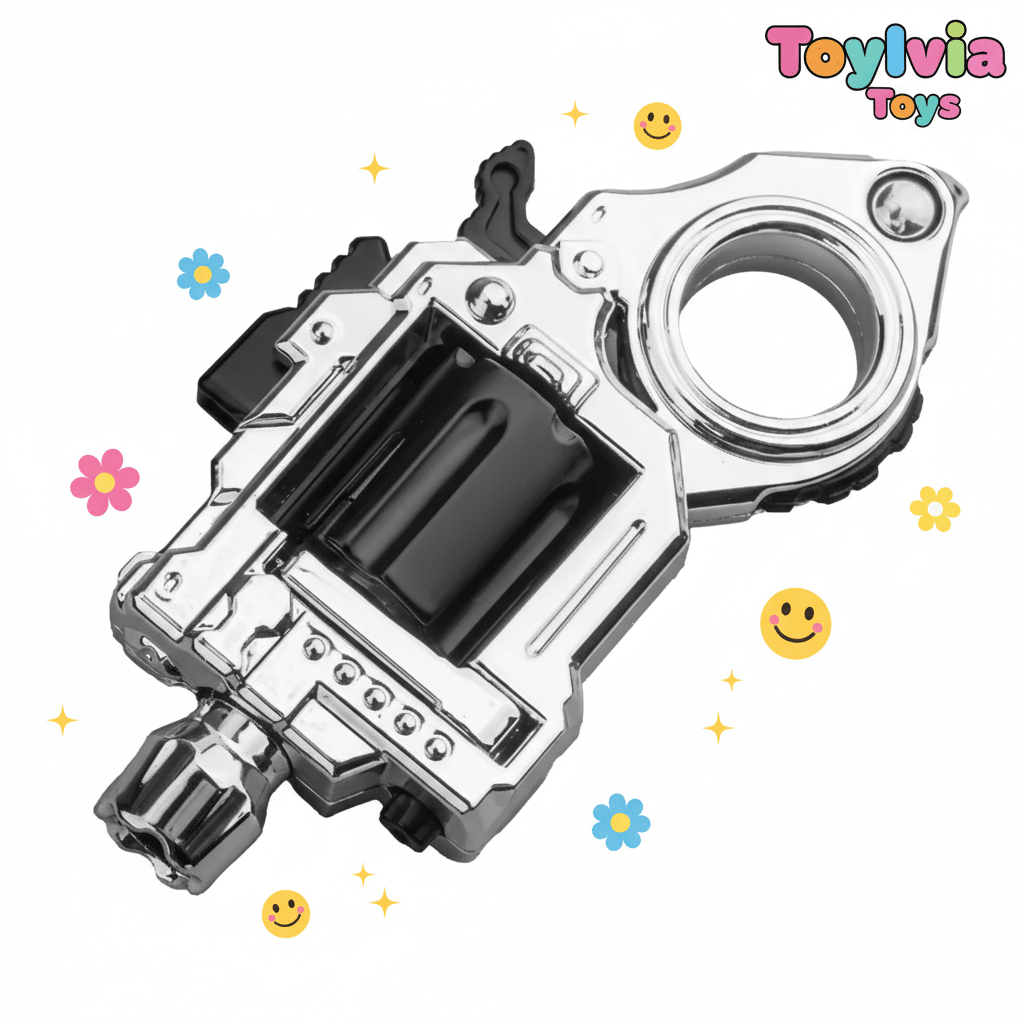 Metal Revolver Fidget Spinner Ring – EDC Alloy Stress Relief Toy | Toylvia™ - Toylvia™ - Toylvia™ Main image
