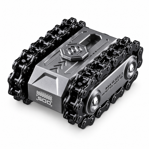 Metal Rotating Tank Fidget Toy Tactical Magnetic EDC Spinner - alternate view