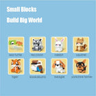 Cute Animal Assembly Building Blocks Set - Mini Particle Brick Figure