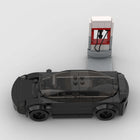 The Midnight Commuter: 185-Piece Black City Car DIY Construction Kit