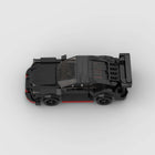 The Midnight Phantom: 321-Piece Black Sports Car DIY Construction Kit