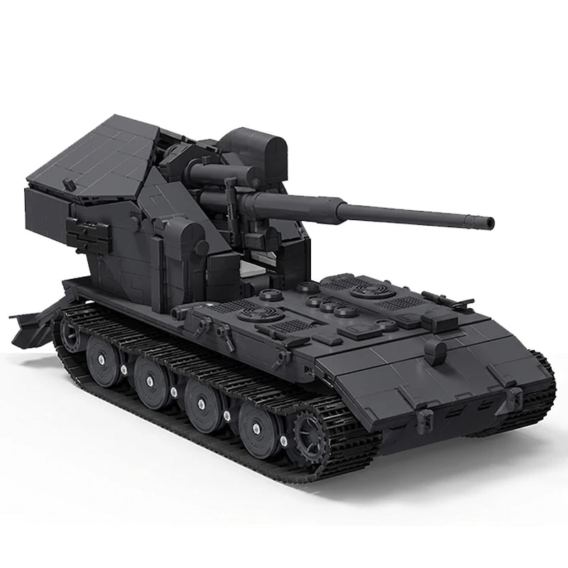 Military Waffenträger E100 Tank Building Blocks Set - 2036pcs MOC Armored Vehicle Kit