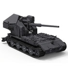 Military Waffenträger E100 Tank Building Blocks Set - 2036pcs MOC Armored Vehicle Kit
