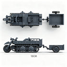 Military SD.KFZ.2 Half-Track Motorcycle Building Blocks Kit