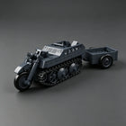 Military SD.KFZ.2 Half-Track Motorcycle Building Blocks Kit