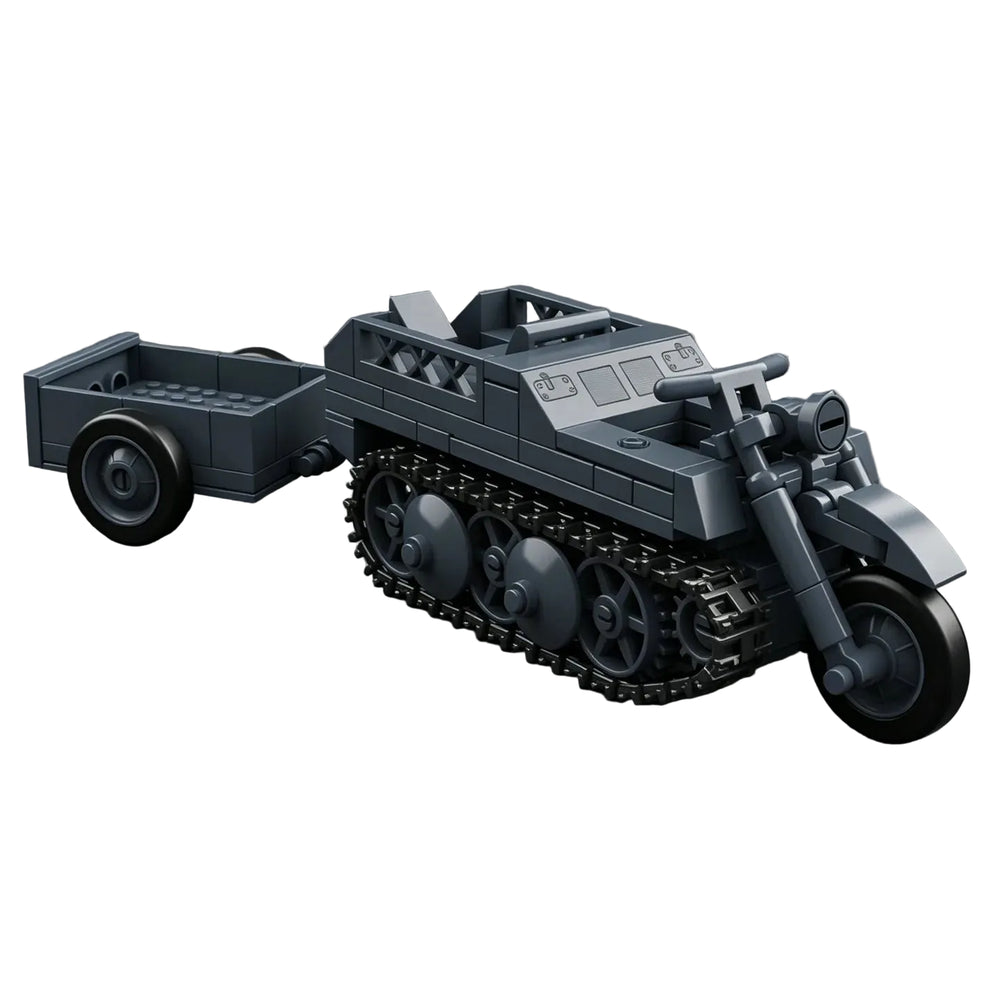 Military SD.KFZ.2 Half-Track Motorcycle Building Blocks Kit