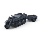 Military SD.KFZ.2 Half-Track Motorcycle Building Blocks Kit