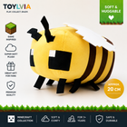 Minecraft Bee Plush Toy – Soft Stuffed Game Character Doll