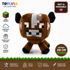 Minecraft Cow Plush Toy – Soft Stuffed Game Character Doll