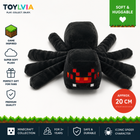 Minecraft Spider Plush Toy – Soft Stuffed Game Character Doll