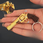 The Pocket Maverick: Mini Metal Revolver 1:3 Scale Replica & Keychain