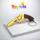 The Pocket Maverick: Mini Metal Revolver 1:3 Scale Replica & Keychain