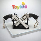 The Pocket Maverick: Mini Metal Revolver 1:3 Scale Replica & Keychain