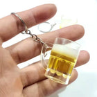 Mini Beer Mug Keychain – Cute Beer & Cola Cup Bag Charm for Couples