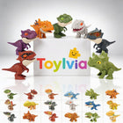 Mini Finger Dinosaur Toys - 5/10/20pcs Bite-Action Dino Figures | Interactive Funny Cartoon Hand Puppets for Kids