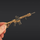 Mini M110 Alloy Weapon Keychain - 9cm Military Model