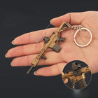 Mini M110 Alloy Weapon Keychain - 9cm Military Model