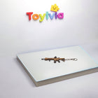 Mini M110 Alloy Weapon Keychain - 9cm Military Model