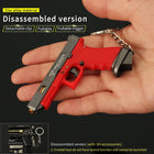 1:3 Scale G34 Metal Alloy Mini Pistol Keychain – Disassemble Model Toy
