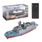 Mini RC Aircraft Carrier & Frigate Remote Control Warship Boat