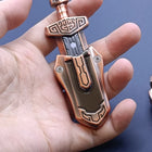 Mini Sword Metal Magnetic Push Card EDC Fidget Pendant