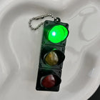 LED Traffic Light Keychain | Mini Pedestrian Signal Keychain Toy