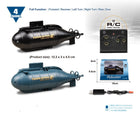 Mini Wireless RC Submarine 4-Channel Remote Control Toy