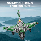 Mirage 2000 Fighter Jet Building Set | 1012PCS Military Plane | ToyIvia