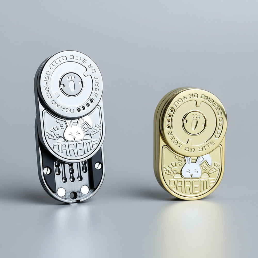 MIX Angry Rabbit Mechanical Fidget Slider Stainless Steel EDC Toy