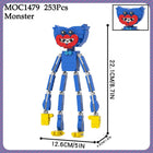 MOC Catnap Horror Game Figure | Nightmare Monster Bricks | Toylvia