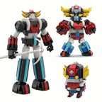 MOC mecha robot anime building block figures in different sizes, LEGO compatible technical brick model set for teens and adults