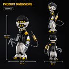 MOC Murder Drones N Robot Killer Building Blocks Figure | Anime Robot Brick Model Kit