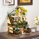 City Coffee House Building Set | 1173PCS Cafe Shop with Lights | ToyIvia