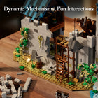 Medieval Castle Building Blocks Set - 2668pcs Azurelight Hall Modular Model