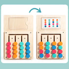Montessori Wooden Color Matching Game – Logic Puzzle Toy for Kids