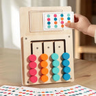Montessori Wooden Color Matching Game – Logic Puzzle Toy for Kids