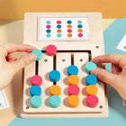 Montessori Wooden Color Matching Game – Logic Puzzle Toy for Kids