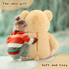 MorisMos Giant Teddy Bear 4ft - Cute Big Stuffed Animal (47 inch)